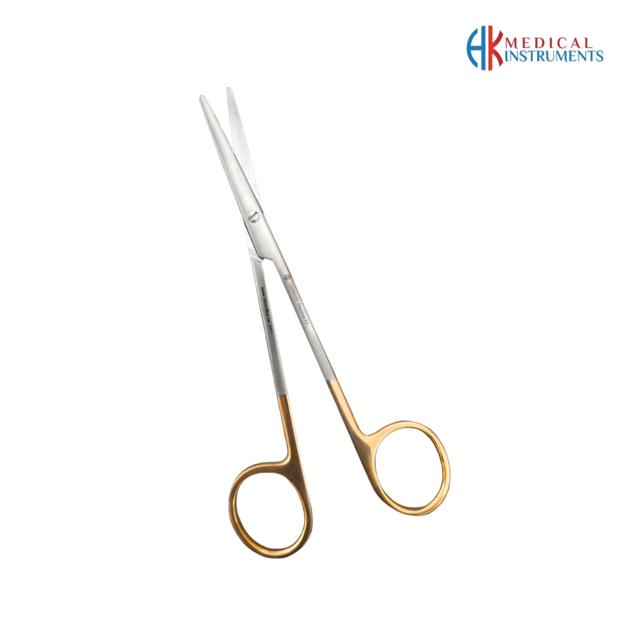 Metzenbaum Scissor, 14.5 cm Curved, TC Gold Metzenbaum Scissor, 14.5 cm Curved, TC Gold