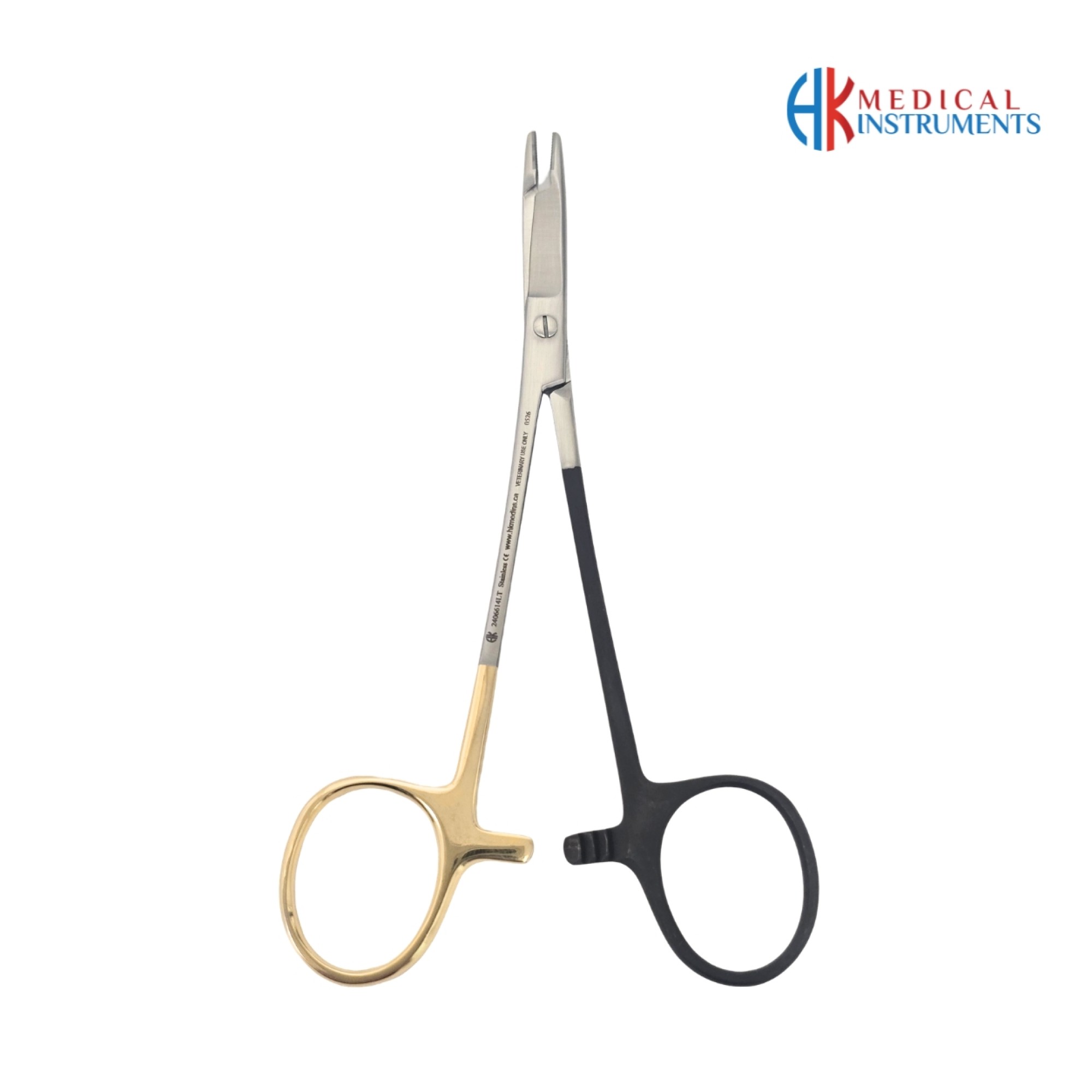 Olsen-Hegar Needle Holder Left Hand 14 cm, 5-1/2"