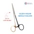 Olsen-Hegar Needle Holder Left Hand 14 cm, 5-1/2"