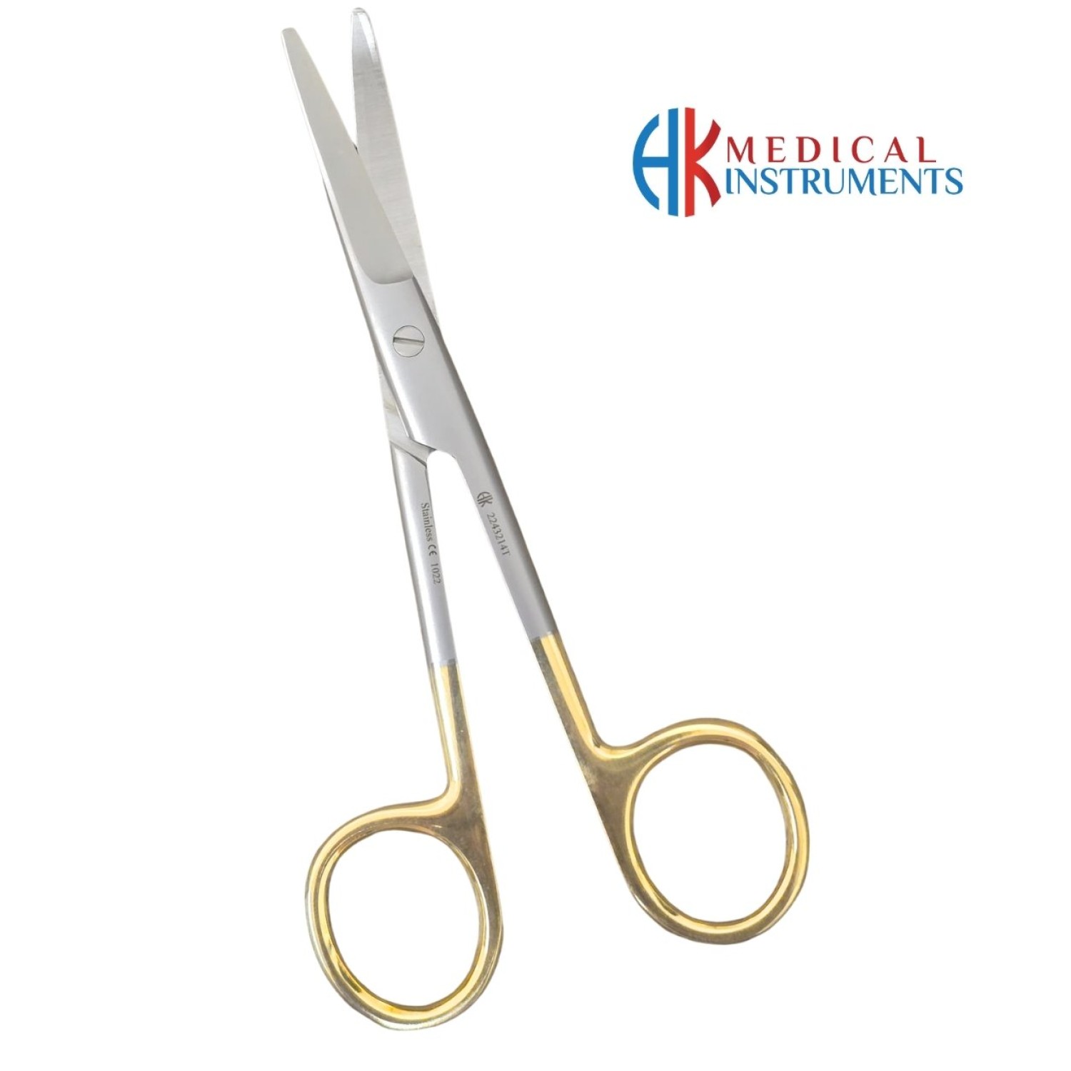 Mayo Scissor, 14.5 cm Curved, TC Gold Mayo Scissor, 14.5 cm Curved, TC Gold