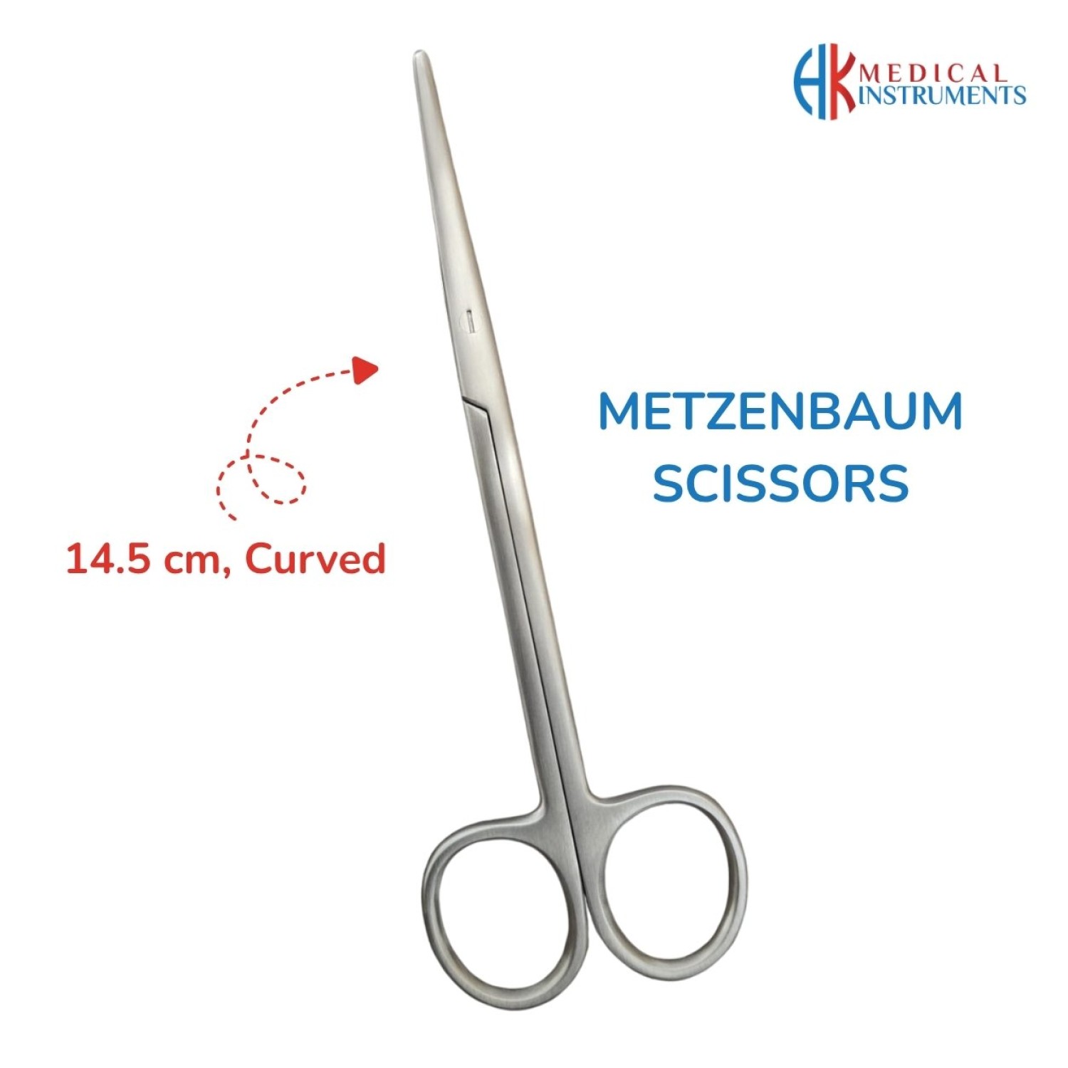 Metzenbaum Scissor, 14.5 cm/6", Curved Metzenbaum Scissor, 14.5 cm/6", Curved