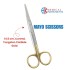 Mayo Scissor, 14.5 cm Curved, TC Gold
