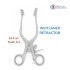 Weitlaner Retractor 16.5 cm / 6-1/2" Teeth 3:4 Blunt Weitlaner Retractor 16.5 cm / 6-1/2" Teeth 3:4 Blunt