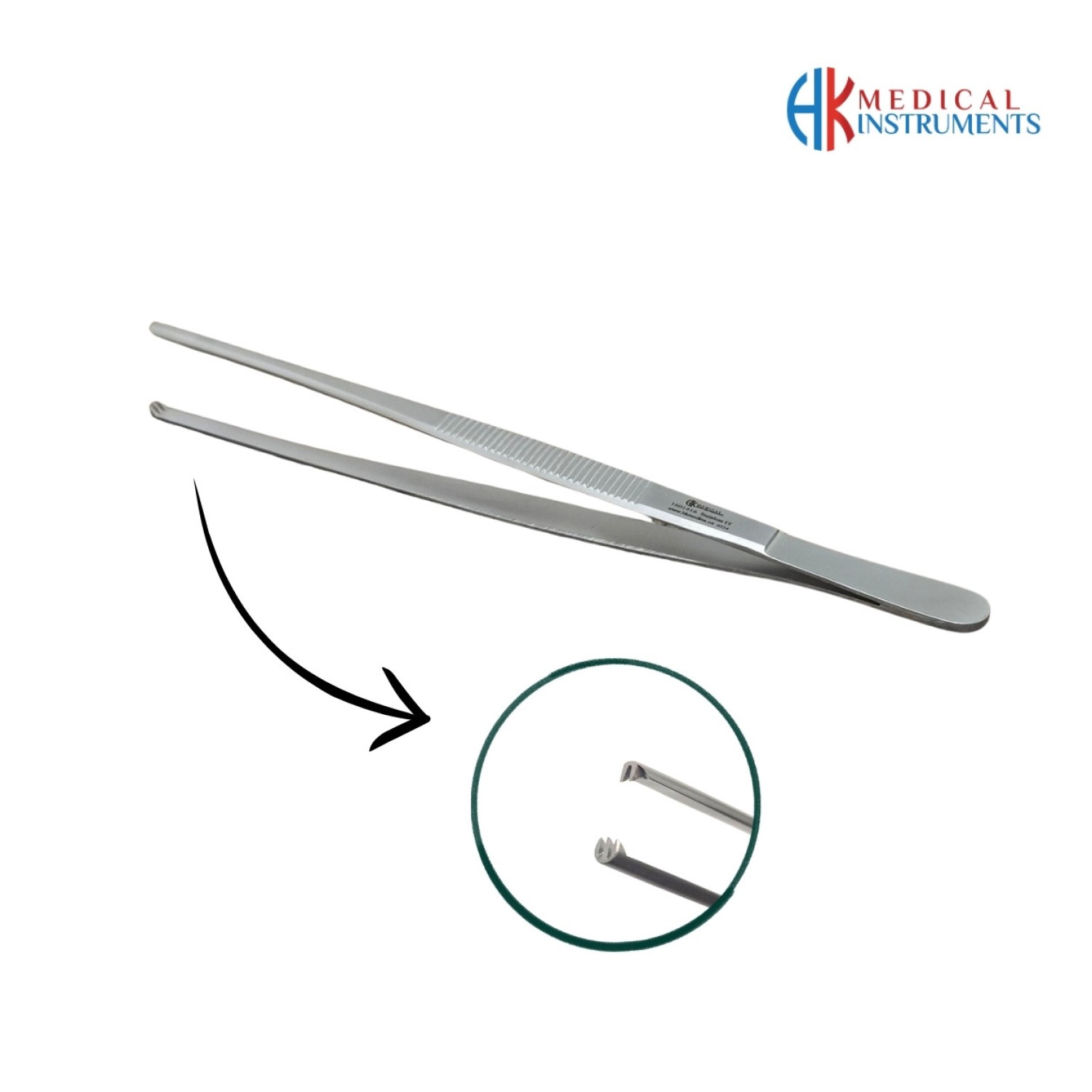 Standard Tissue Forcep 16 cm / 6-1/4" Teeth 2:3