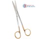 Mayo Scissor, 17 cm Straight, TC Gold