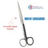Mayo Scissor, 17 cm Left-Hand Curved