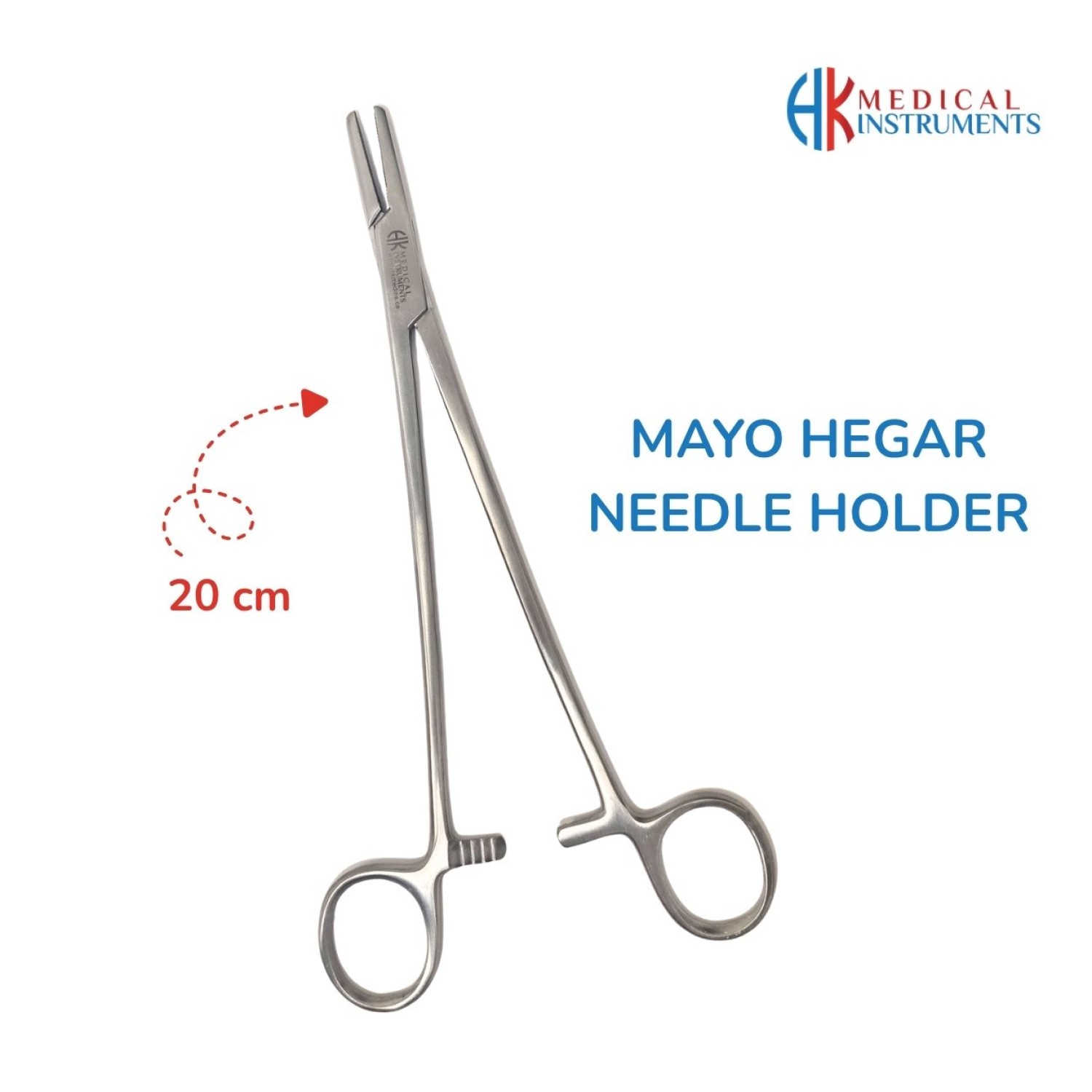 Mayo-Hegar Needle Holder 20 cm / 8"