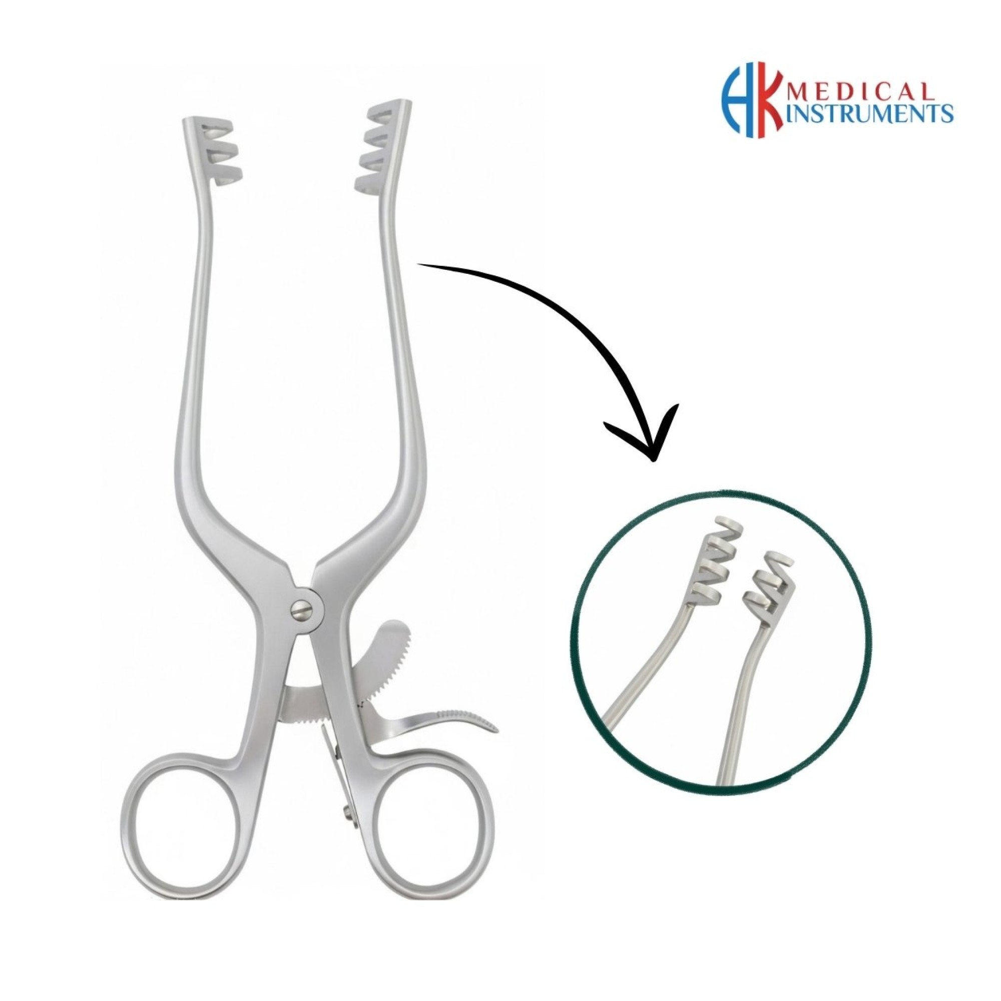 Weitlaner Retractor 20 cm / 8" Teeth 3:4 Blunt Weitlaner Retractor 20 cm / 8" Teeth 3:4 Blunt
