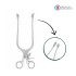Weitlaner Retractor 24.5 cm / 9-1/2" Teeth 3:4 Blunt