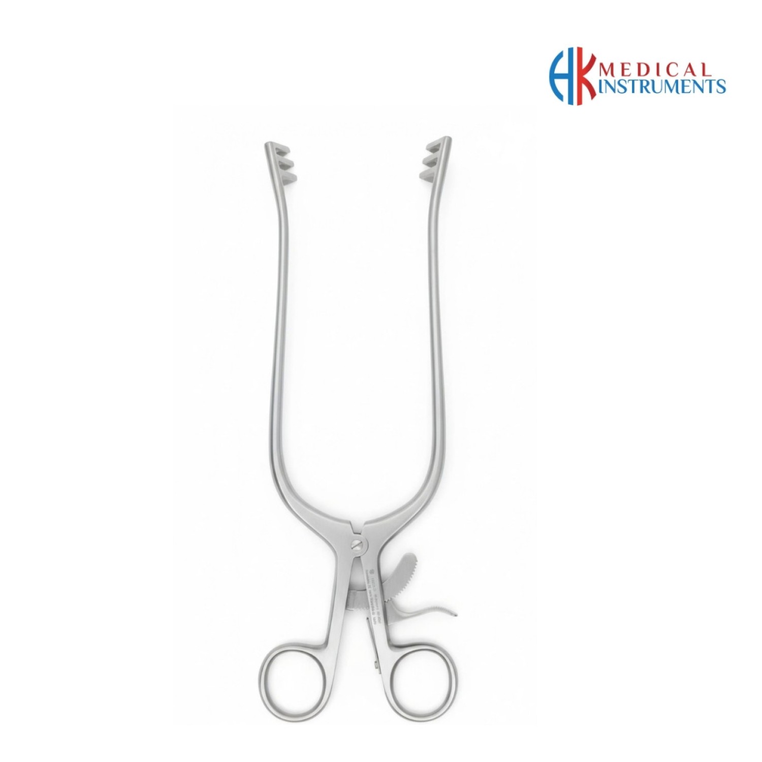 Weitlaner Retractor 24.5 cm / 9-1/2" Teeth 3:4 Blunt