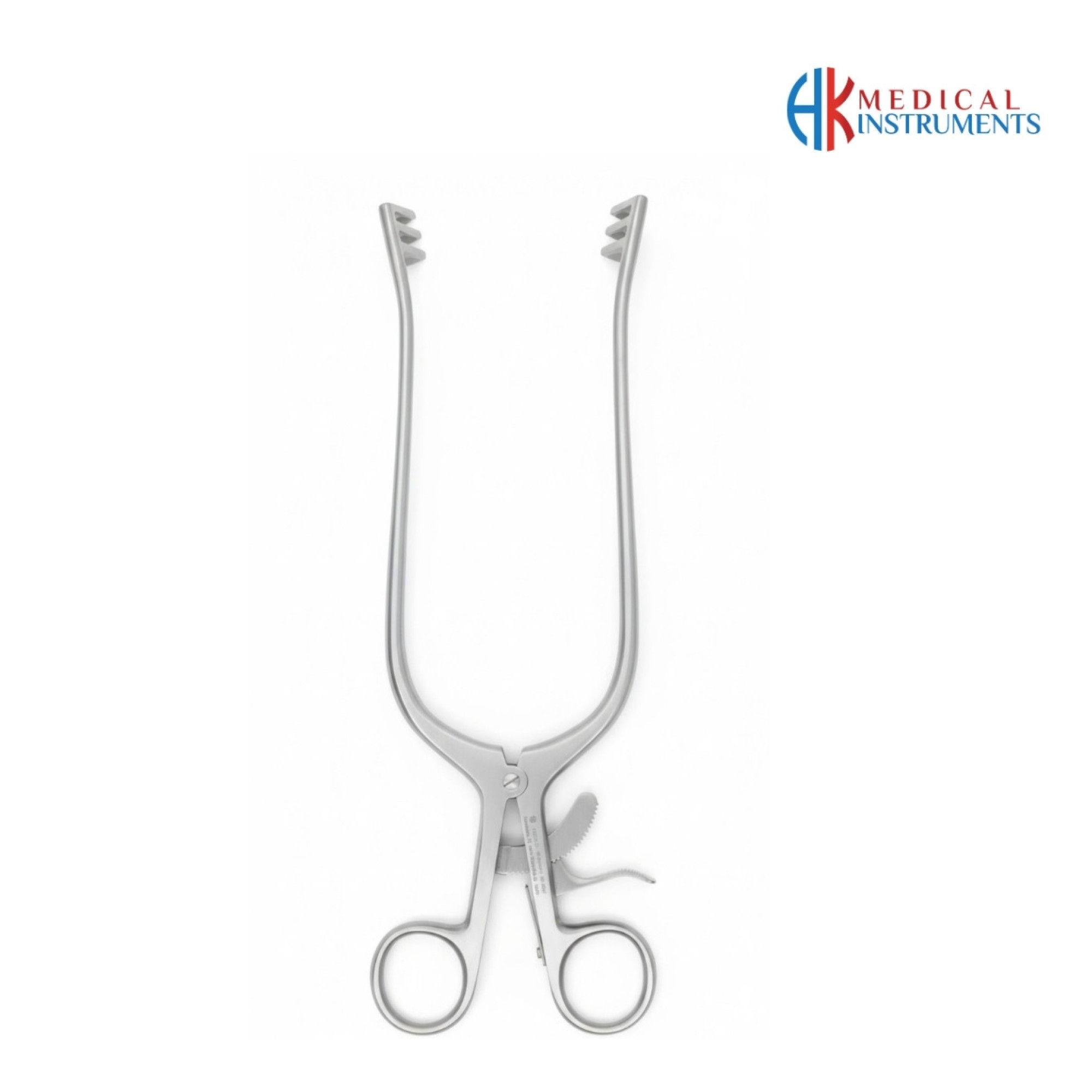 Weitlaner Retractor 24.5 cm / 9-1/2" Teeth 3:4 Blunt
