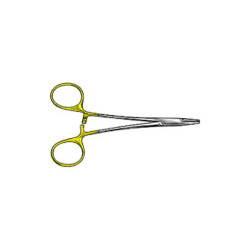 Needle Holder With Automatic Release Ratchet 