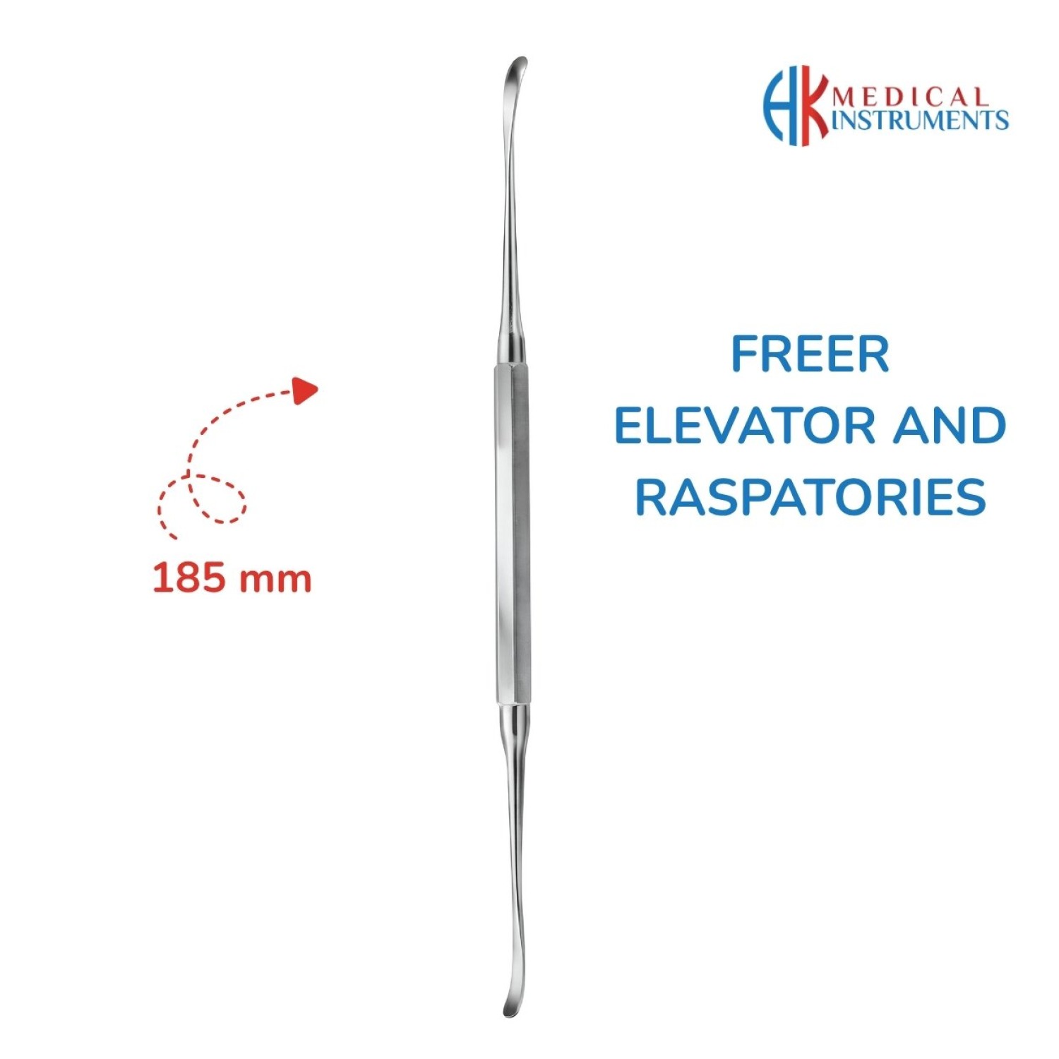 Freer Elevator and Raspatory 185 mm / 7-1/4"
