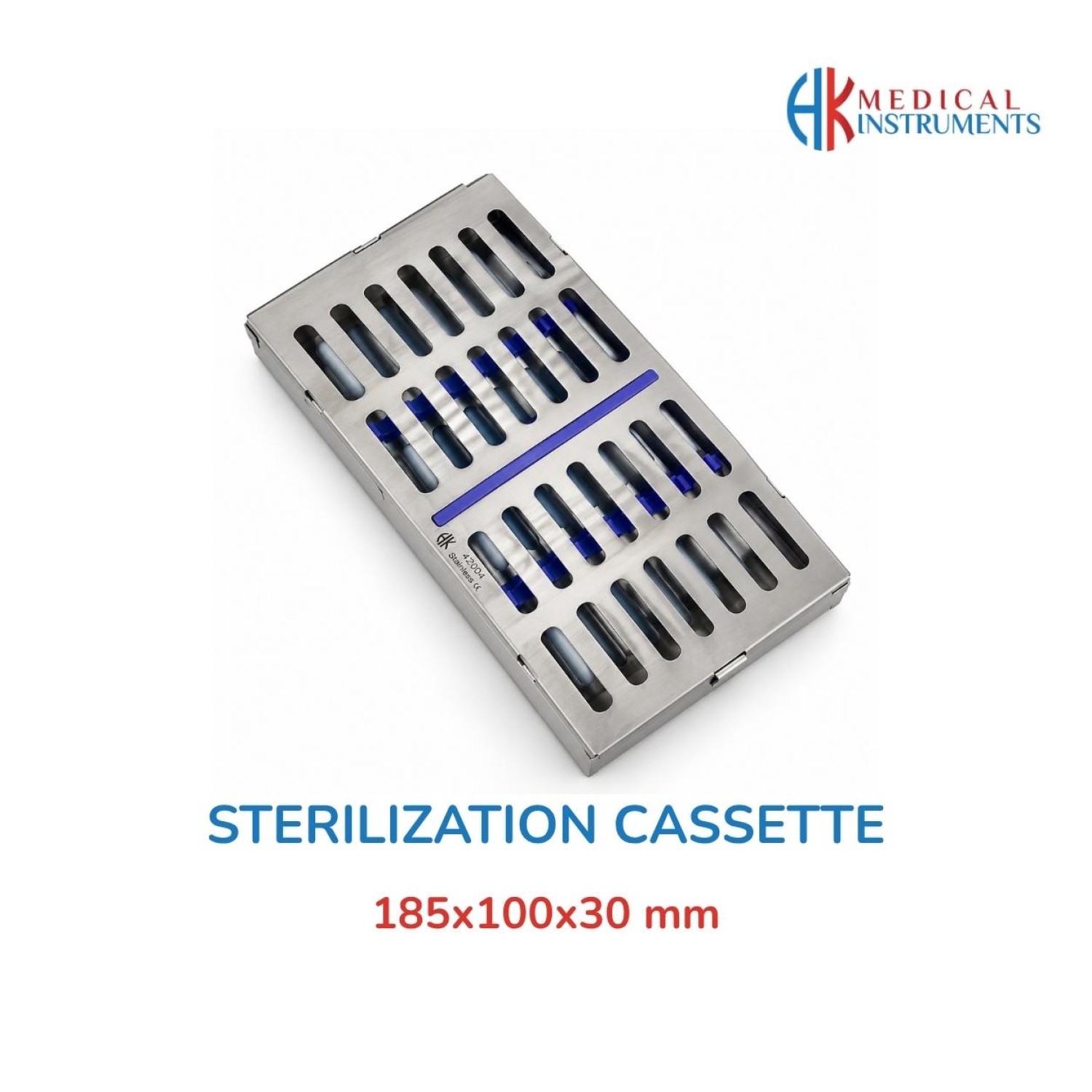 Sterilization Cassette 185x100x30 mm 