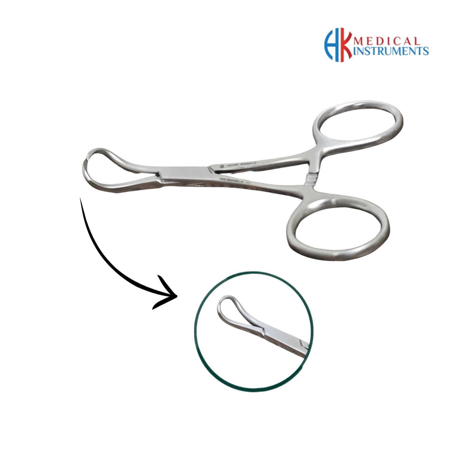 Backhaus Towel Forcep 9 cm / 3-1/2"