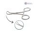 Backhaus Towel Forcep 9 cm / 3-1/2"