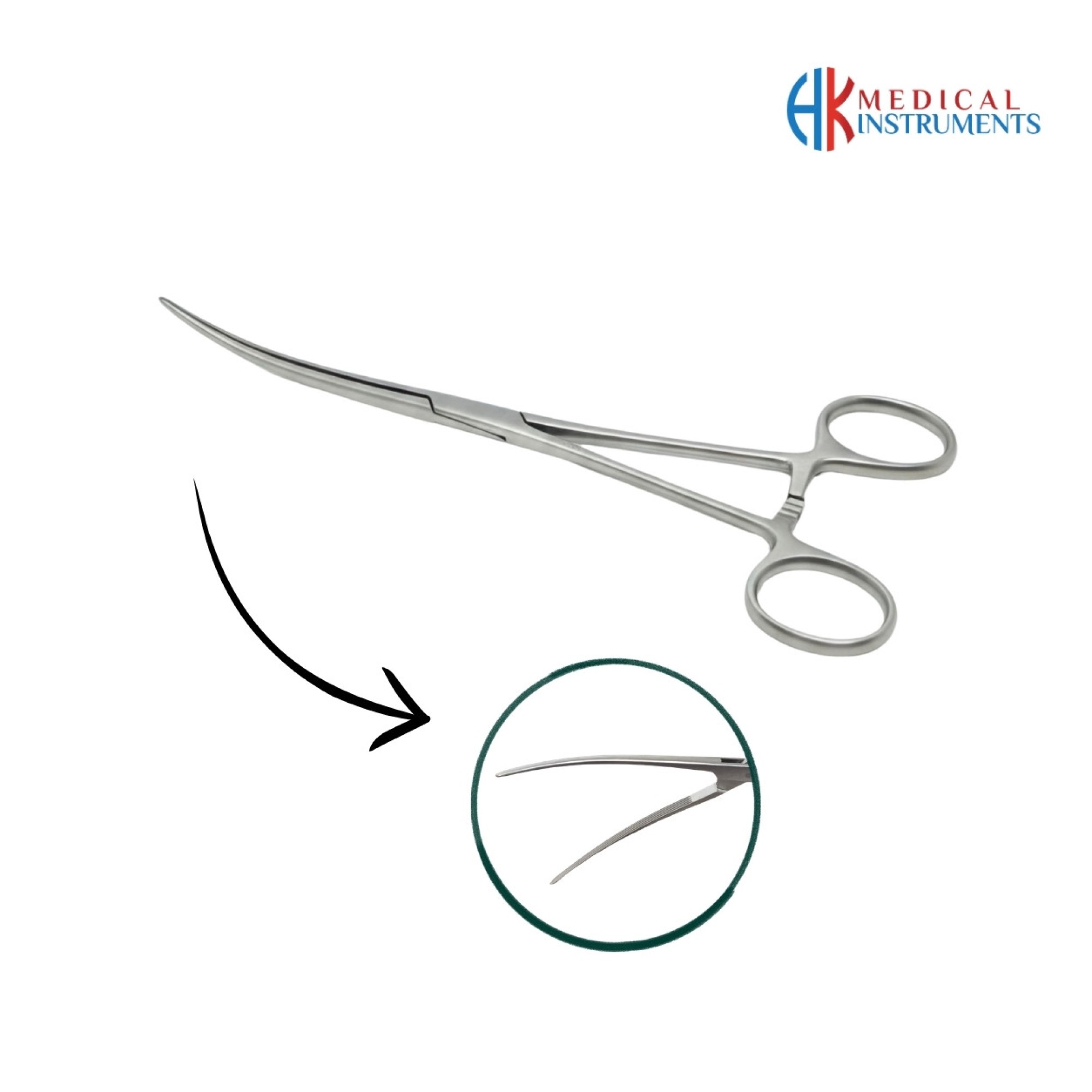Bainbridge Artery Forcep, 18.5 cm / 7-1/4", Curved