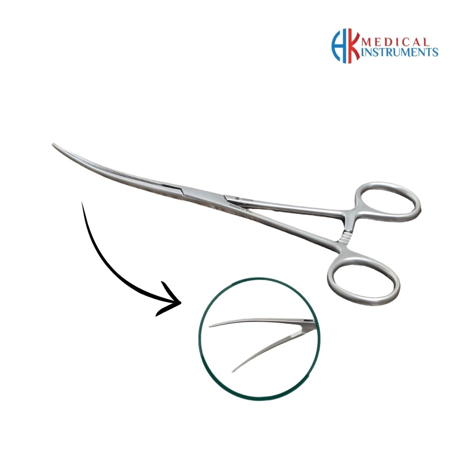 Bainbridge Artery Forcep, 18.5 cm / 7-1/4", Curved