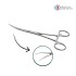 Bainbridge Artery Forcep, 18.5 cm / 7-1/4", Curved Bainbridge Artery Forcep, 18.5 cm / 7-1/4", Curved