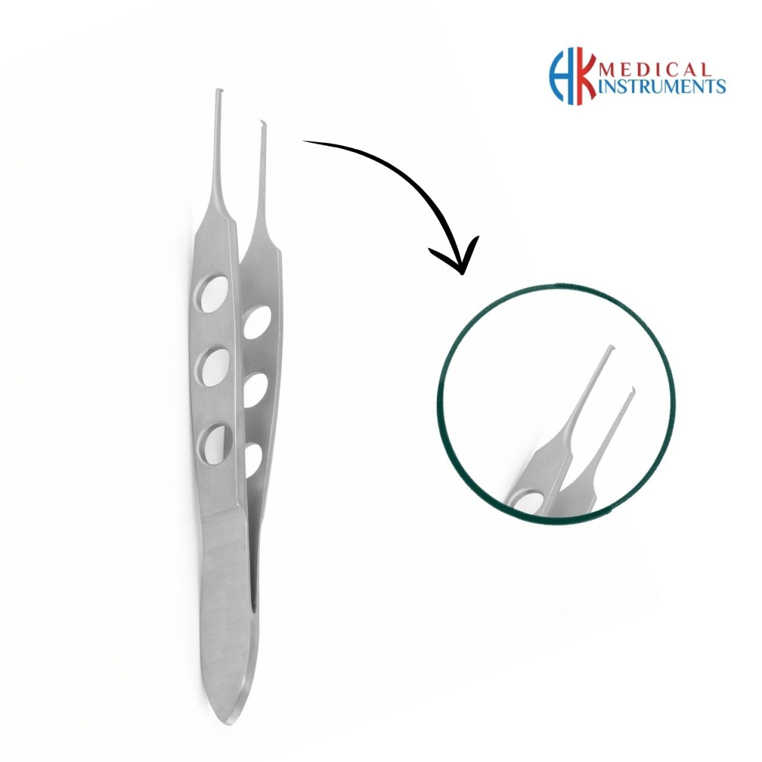 Bishop-Harman Forcep 8.5 cm / 3-1/2", Teeth 1:2