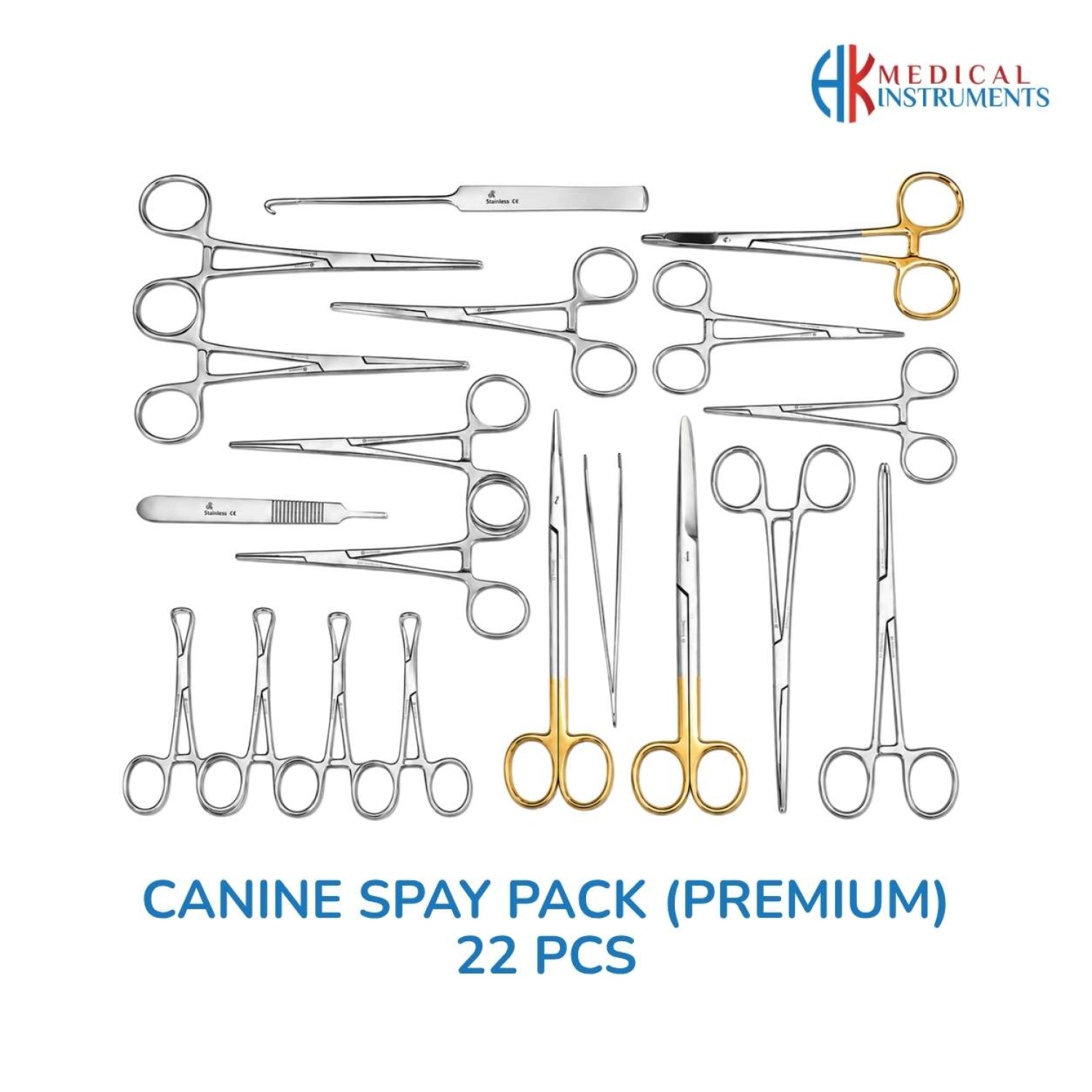 Canine Spay Pack, Premium (22 Pcs)