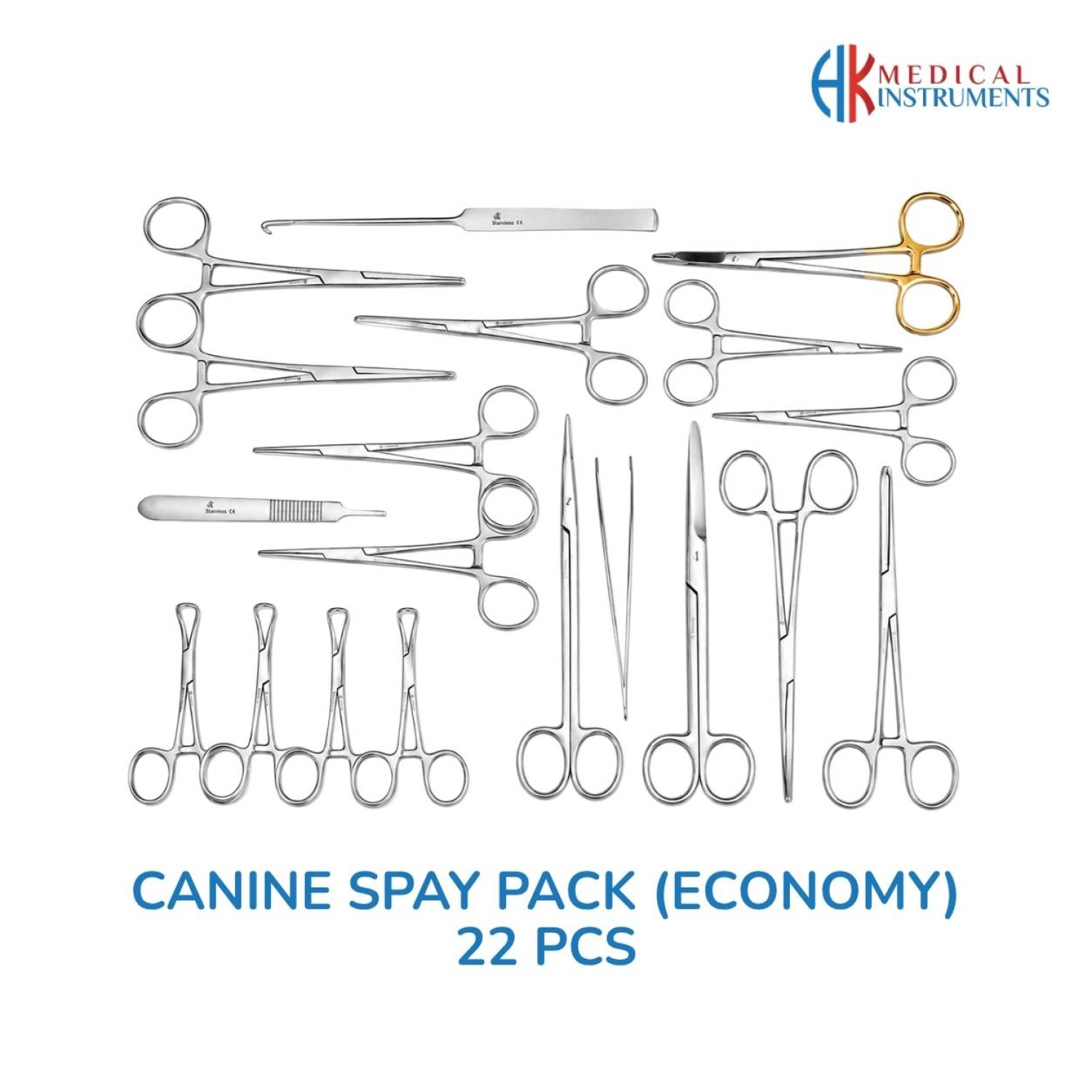 Canine Spay Pack,  Economy (22 Pcs)