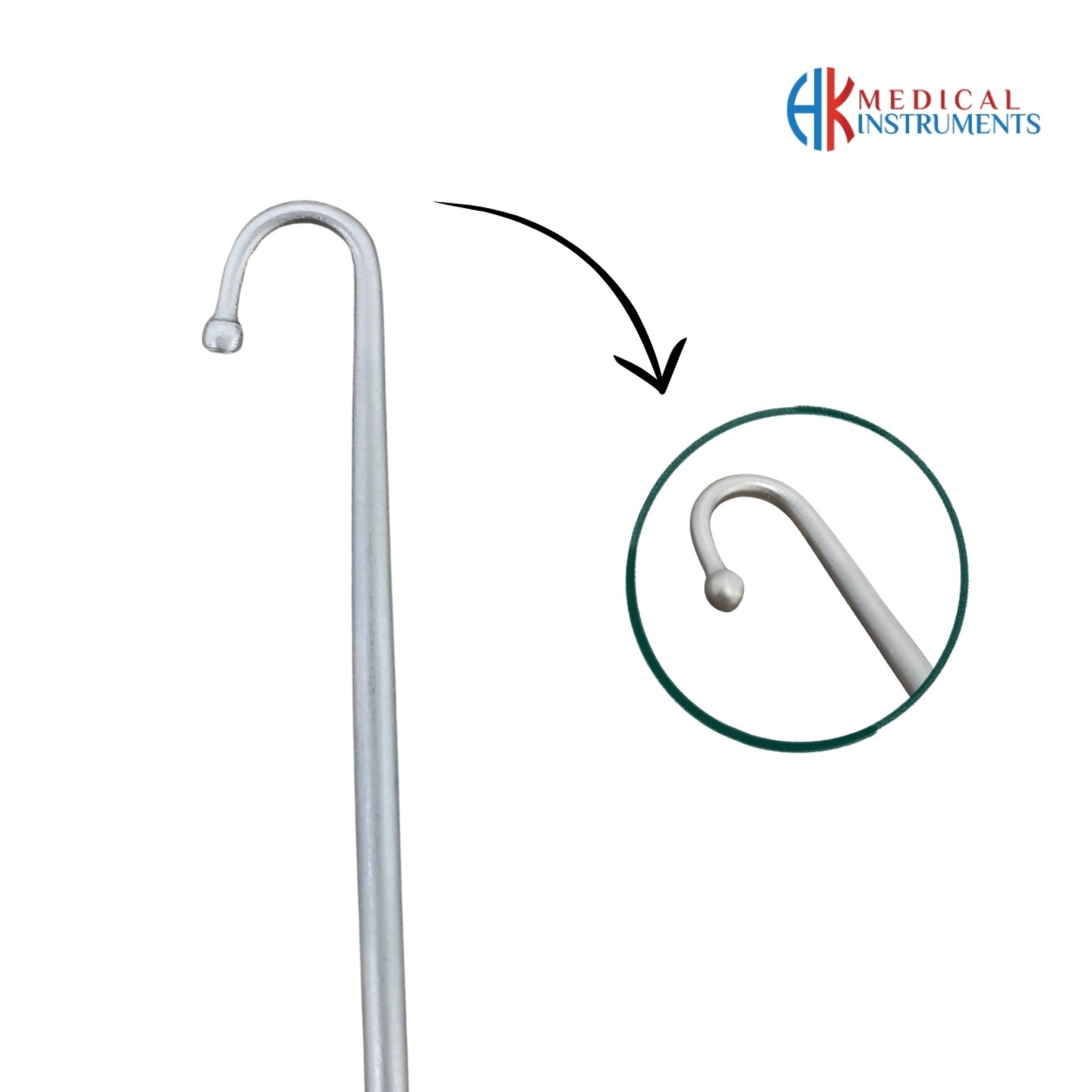 Covault Castration Hook 20 cm Probe Point