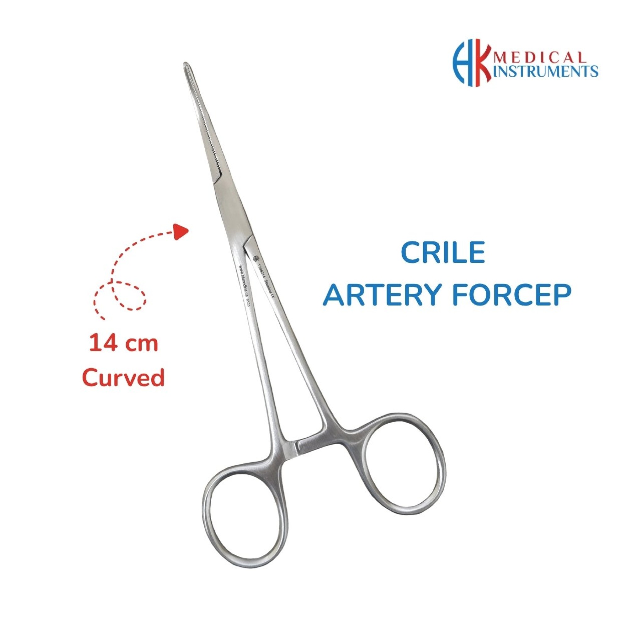 Crile Artery Forcep 14 cm / 5-12" Curved