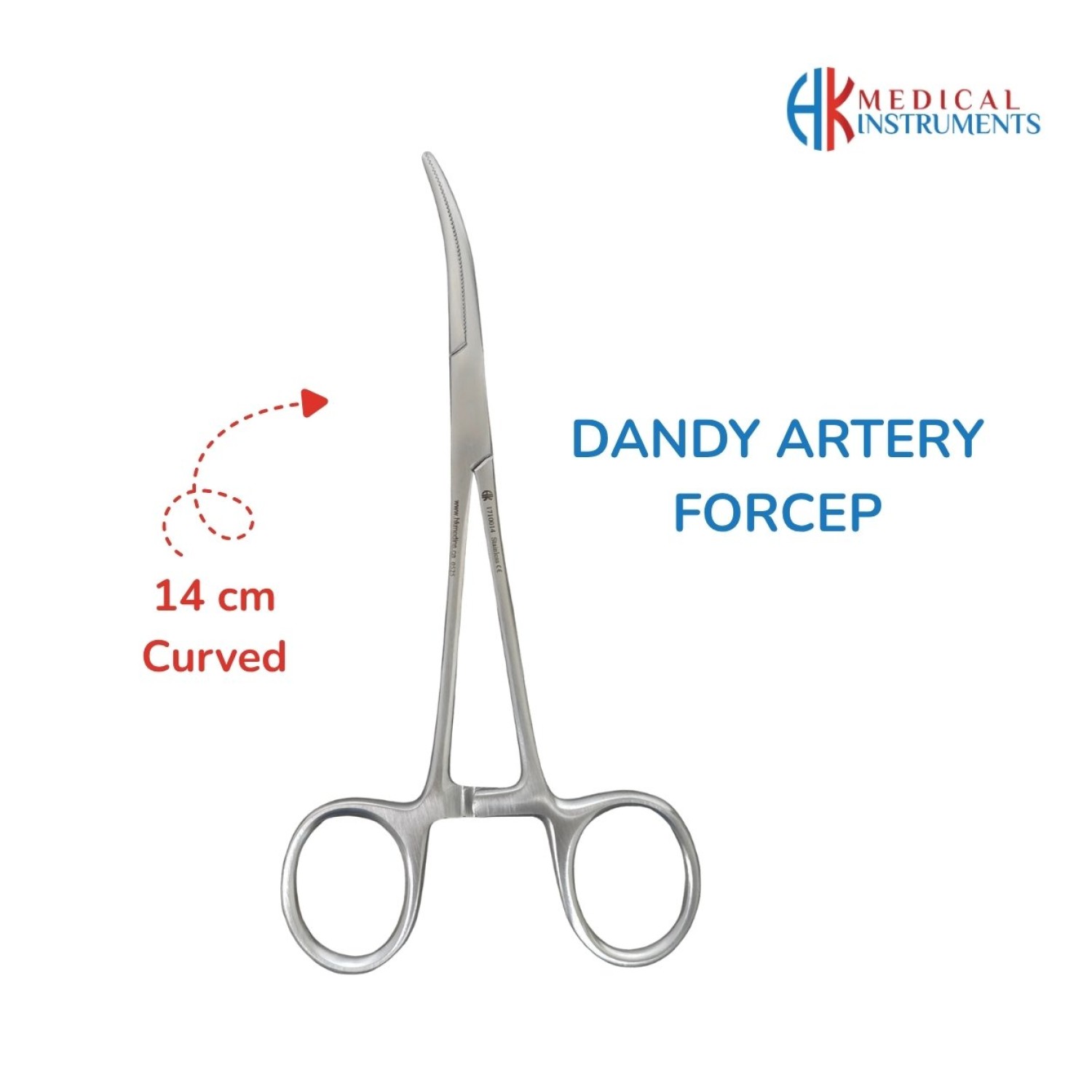 Dandy Artery Forcep 14 cm Curved