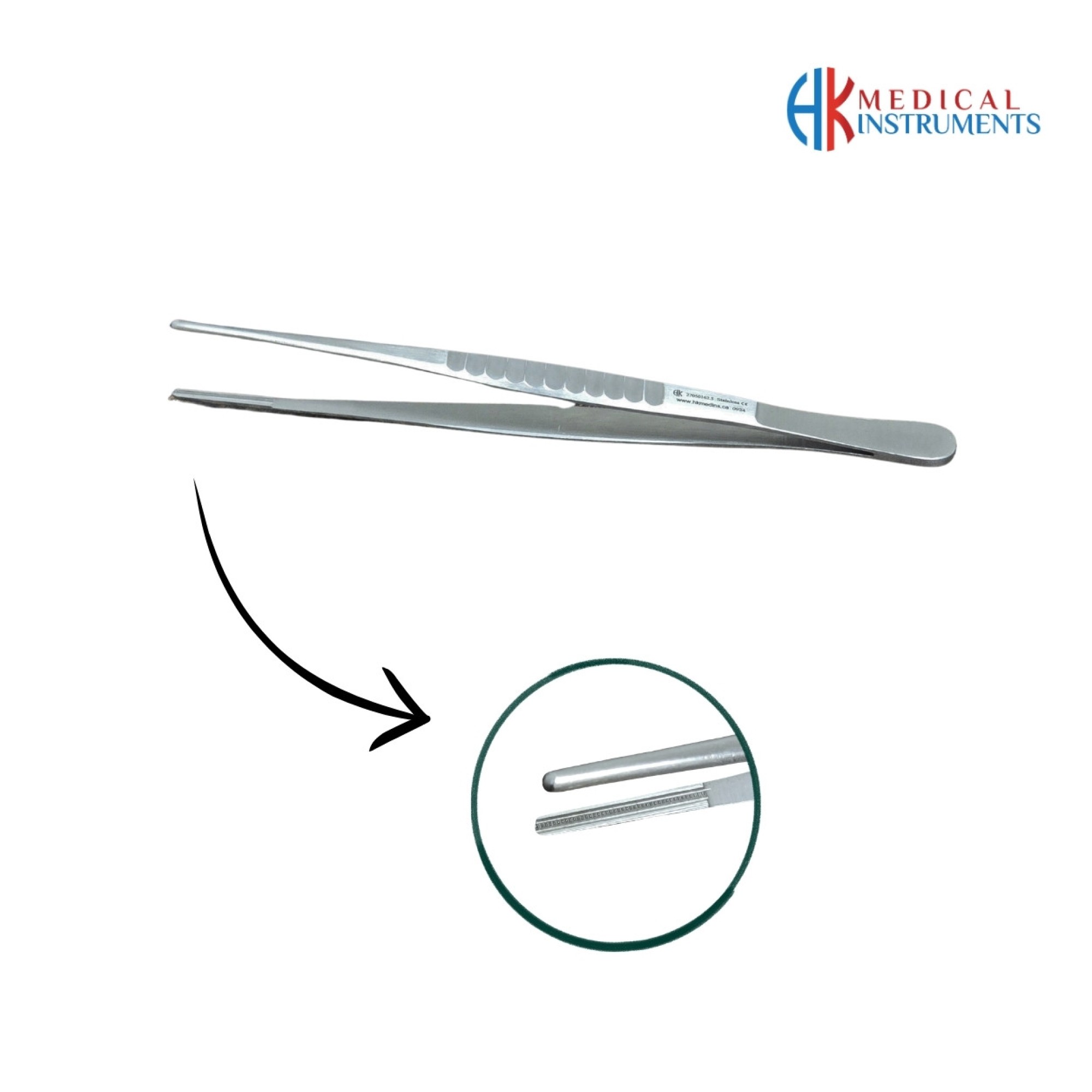 DeBackey Tissue Forcep 16 cm / 6-1/4", 3 mm