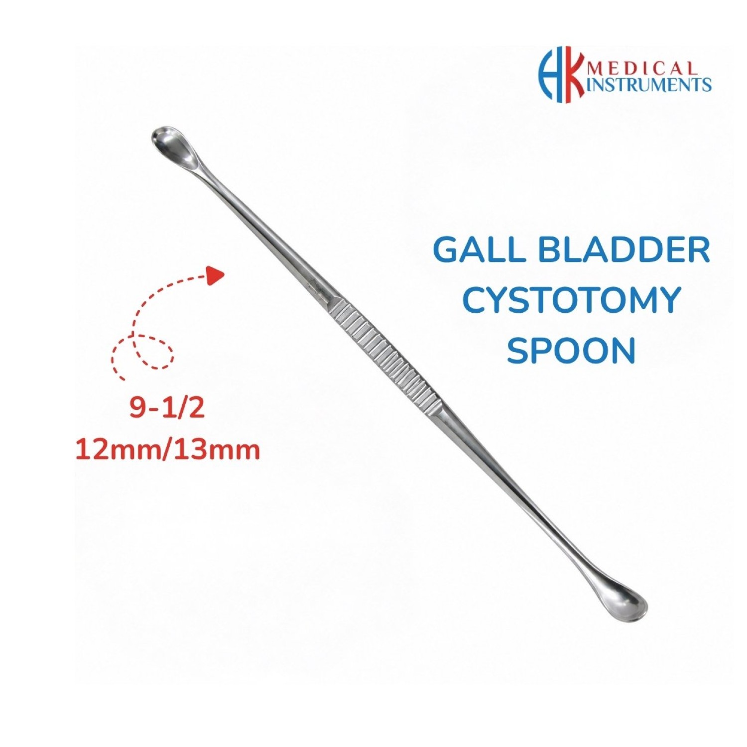 Gall Bladder Cystotomy Spoon 9-1/2", 12/13 mm