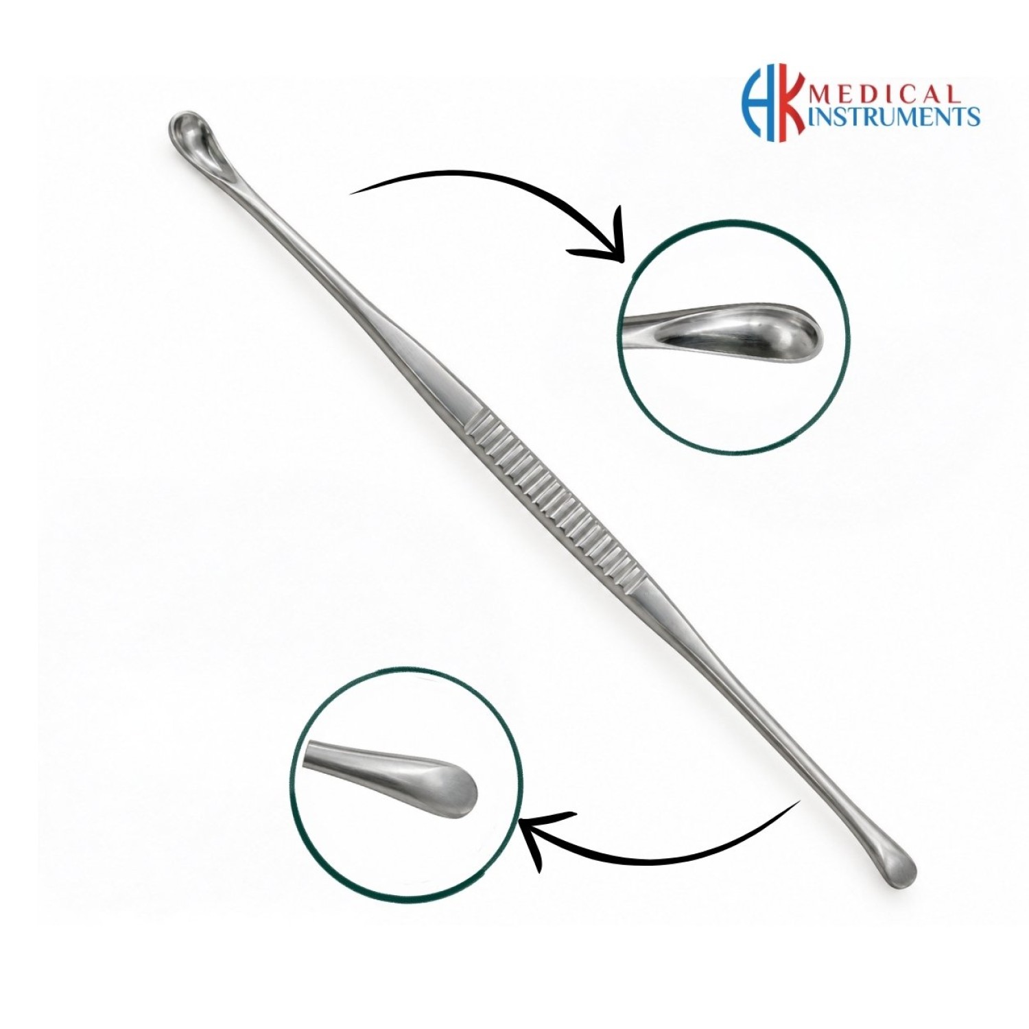 Gall Bladder Cystotomy Spoon 9-1/2 with 7/9 mm