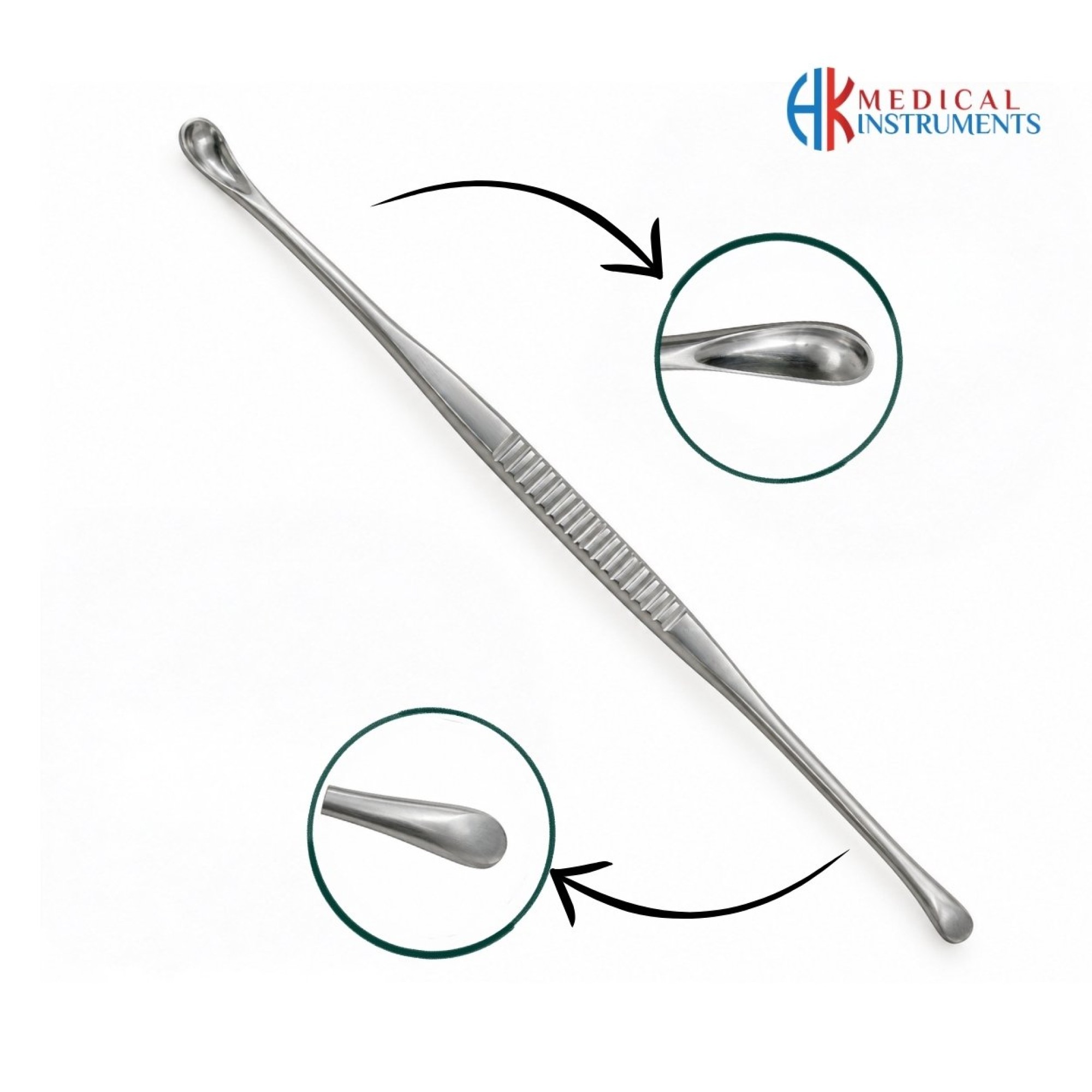 Gall Bladder Cystotomy Spoon 9-1/2 with 7/9 mm