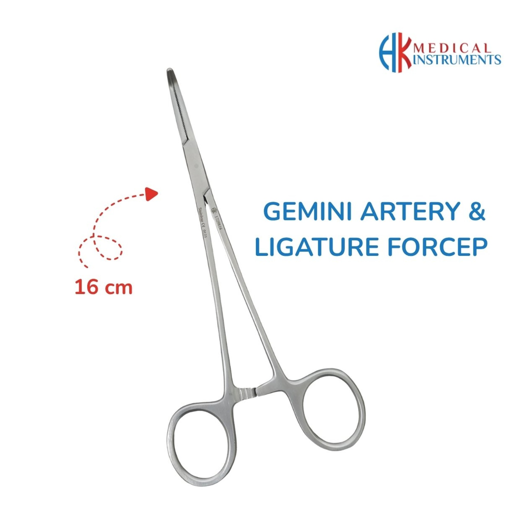 Gemini Artery & Ligature Forcep 16 cm / 6-1/4" Gemini Artery & Ligature Forcep 16 cm / 6-1/4"