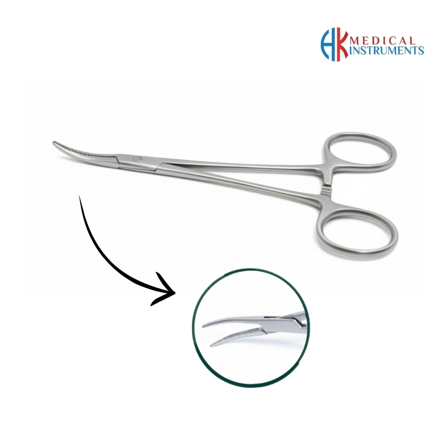 Halsted-Mosquito Artery Forcep 12.5 cm / 5" Curved