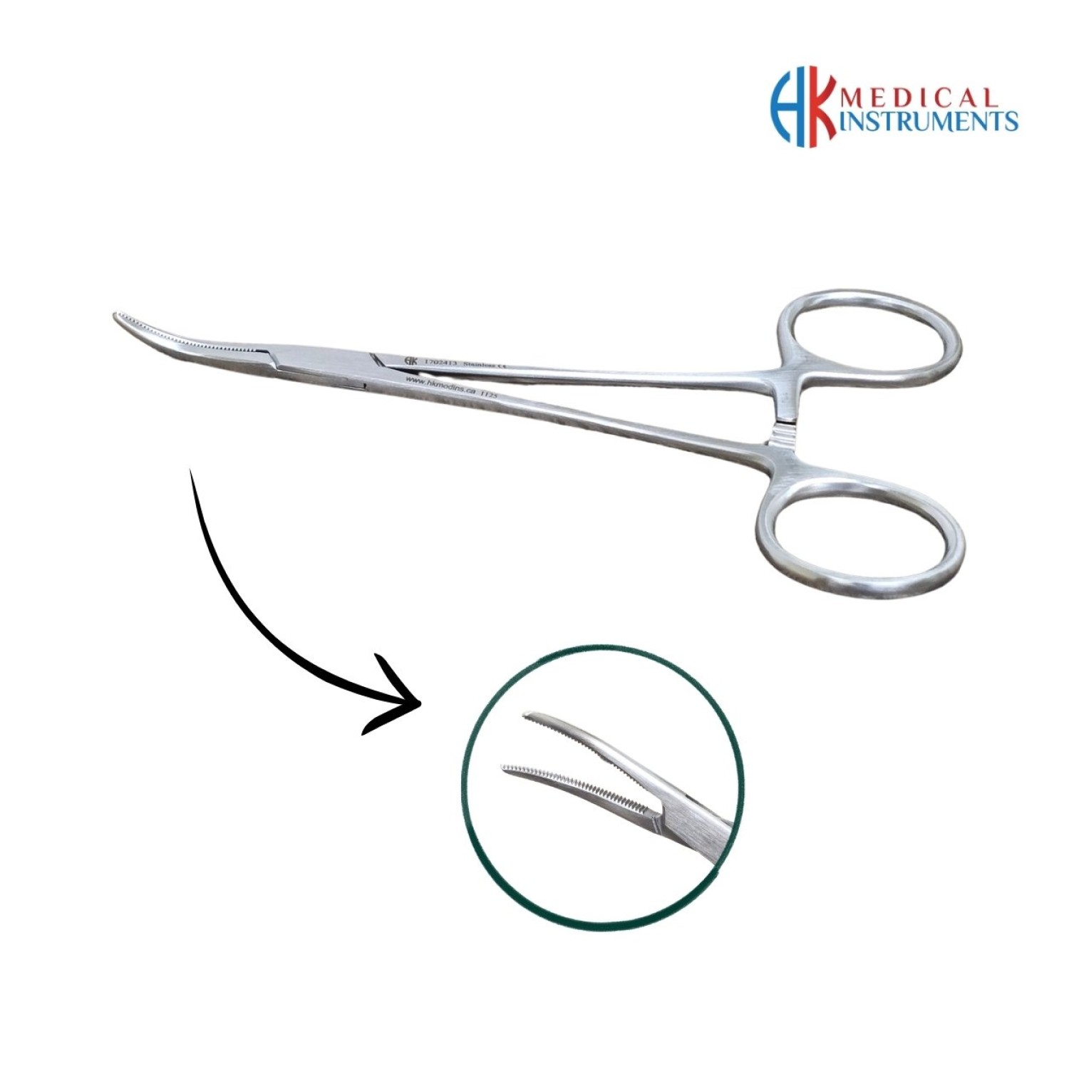 Halsted-Mosquito Artery Forcep 12.5 cm / 5" Curved