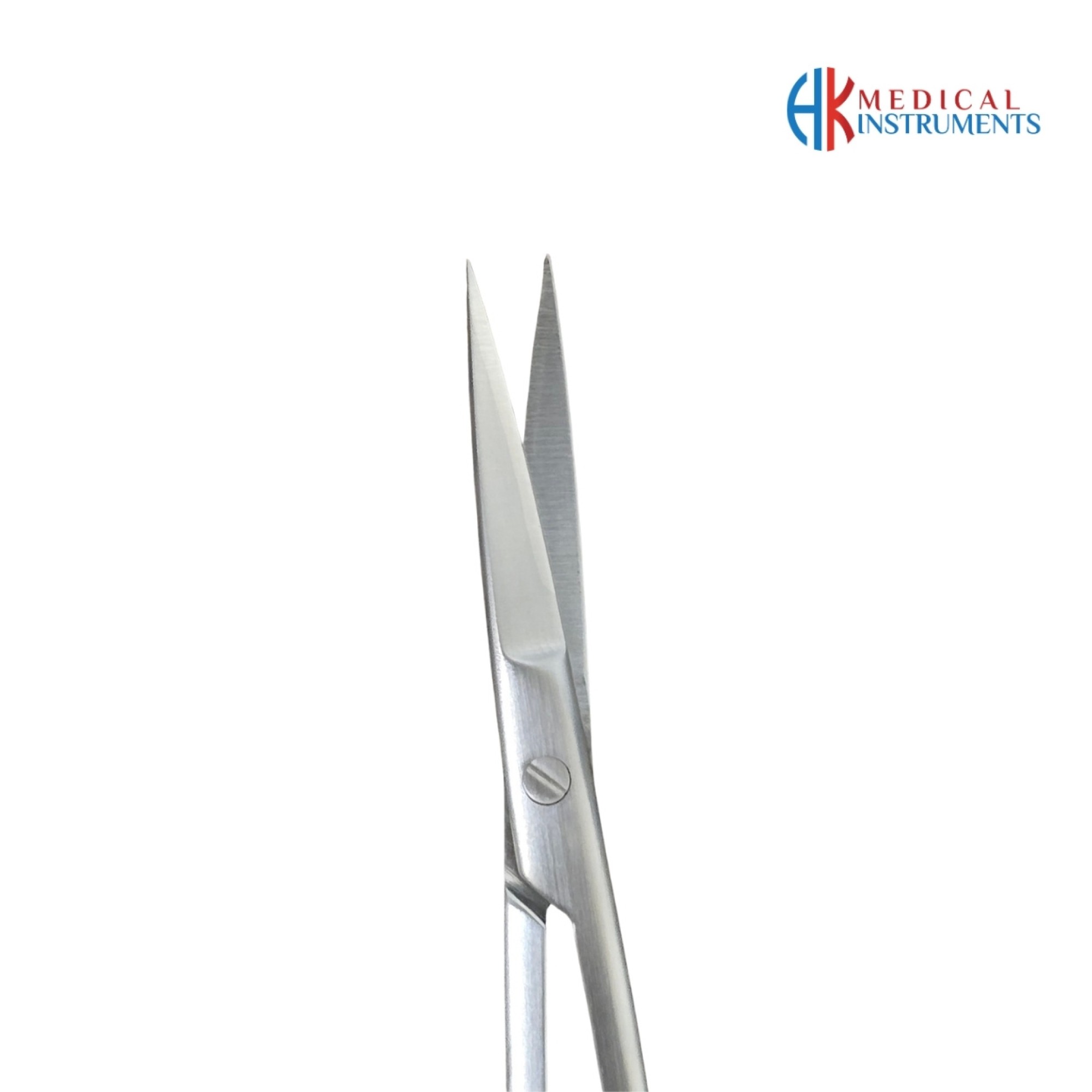 Iris Scissor 11.5 cm / 4-1/2" Curved TC Gold