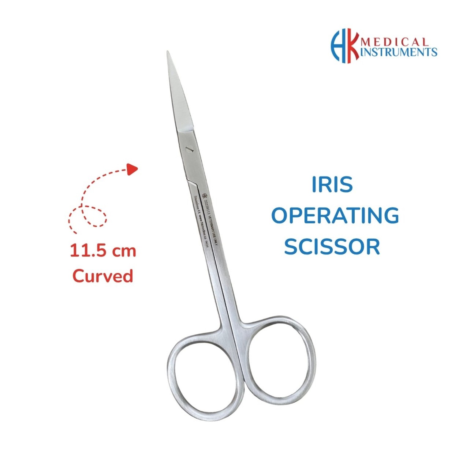 Iris Operating Scissor 11.5 cm Curved