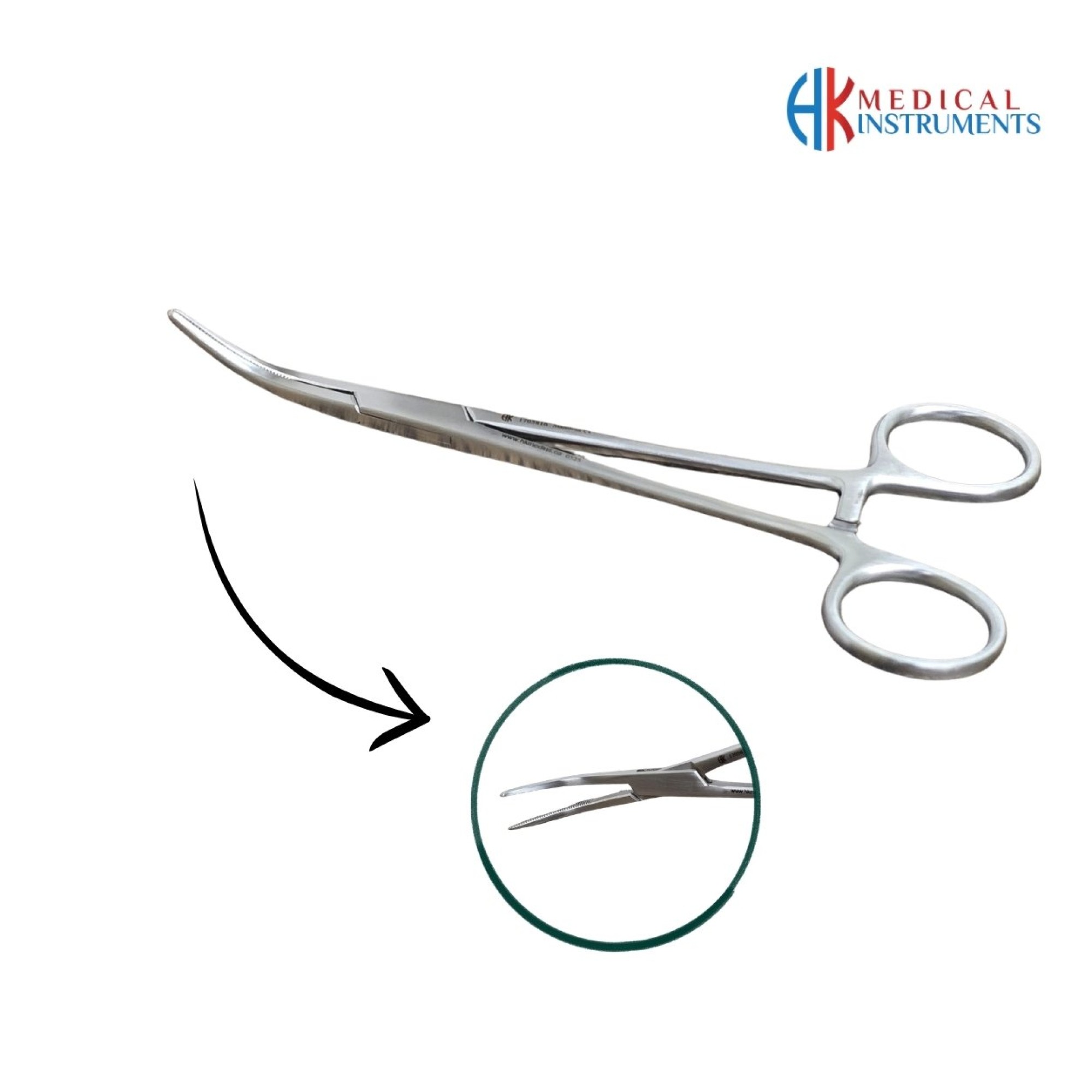 Kelly Rankin Artery Forcep 16 cm / 6-1/4" Curved Kelly Rankin Artery Forcep 16 cm / 6-1/4" Curved