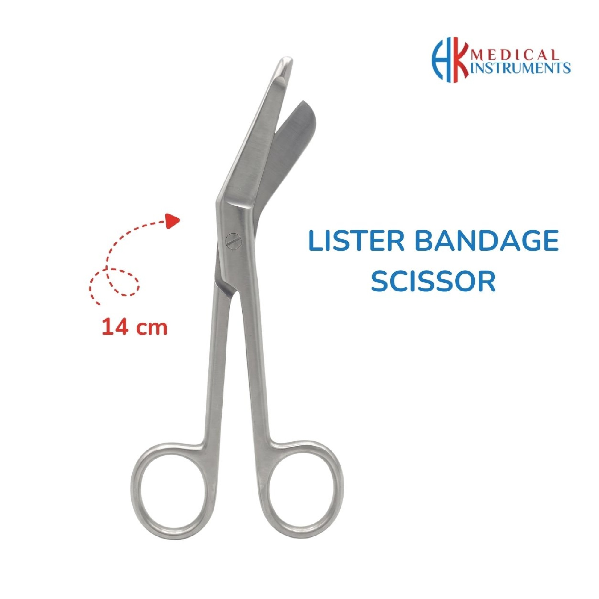 Lister Bandage Scissor 14 cm / 5-1/2" Lister Bandage Scissor 14 cm / 5-1/2"