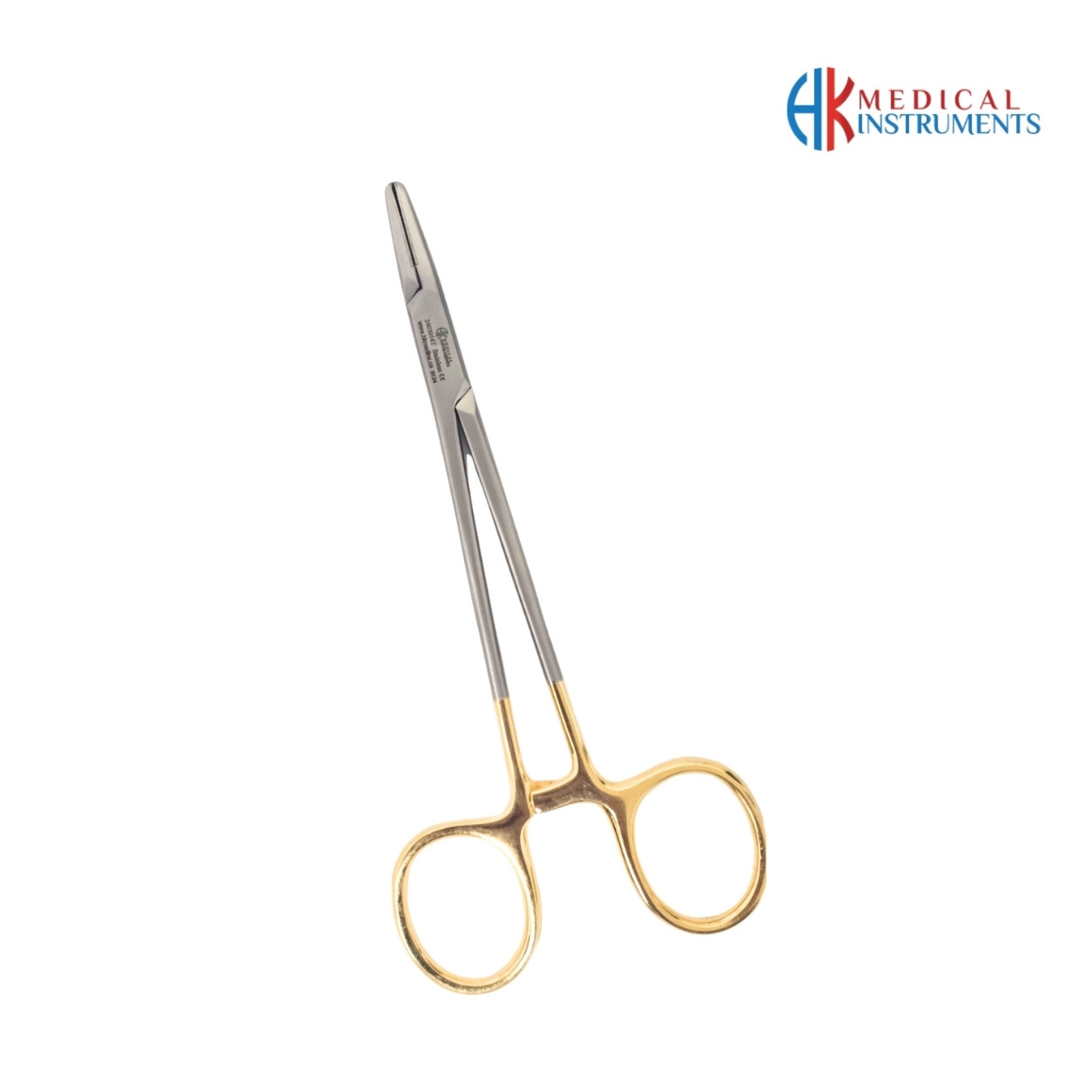 Mayo-Hegar Needle Holder 14 cm / 5-1/4", TC Gold