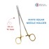 Mayo-Hegar Needle Holder 18 cm / 7", TC Gold
