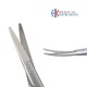 Mayo Scissor, 14.5 cm Curved, TC Gold