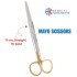 Mayo Scissor, 17 cm Straight, TC Gold Mayo Scissor, 17 cm Straight, TC Gold