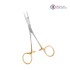 Olsen-Hegar Needle Holder 14 cm 5-1/2", TC Gold