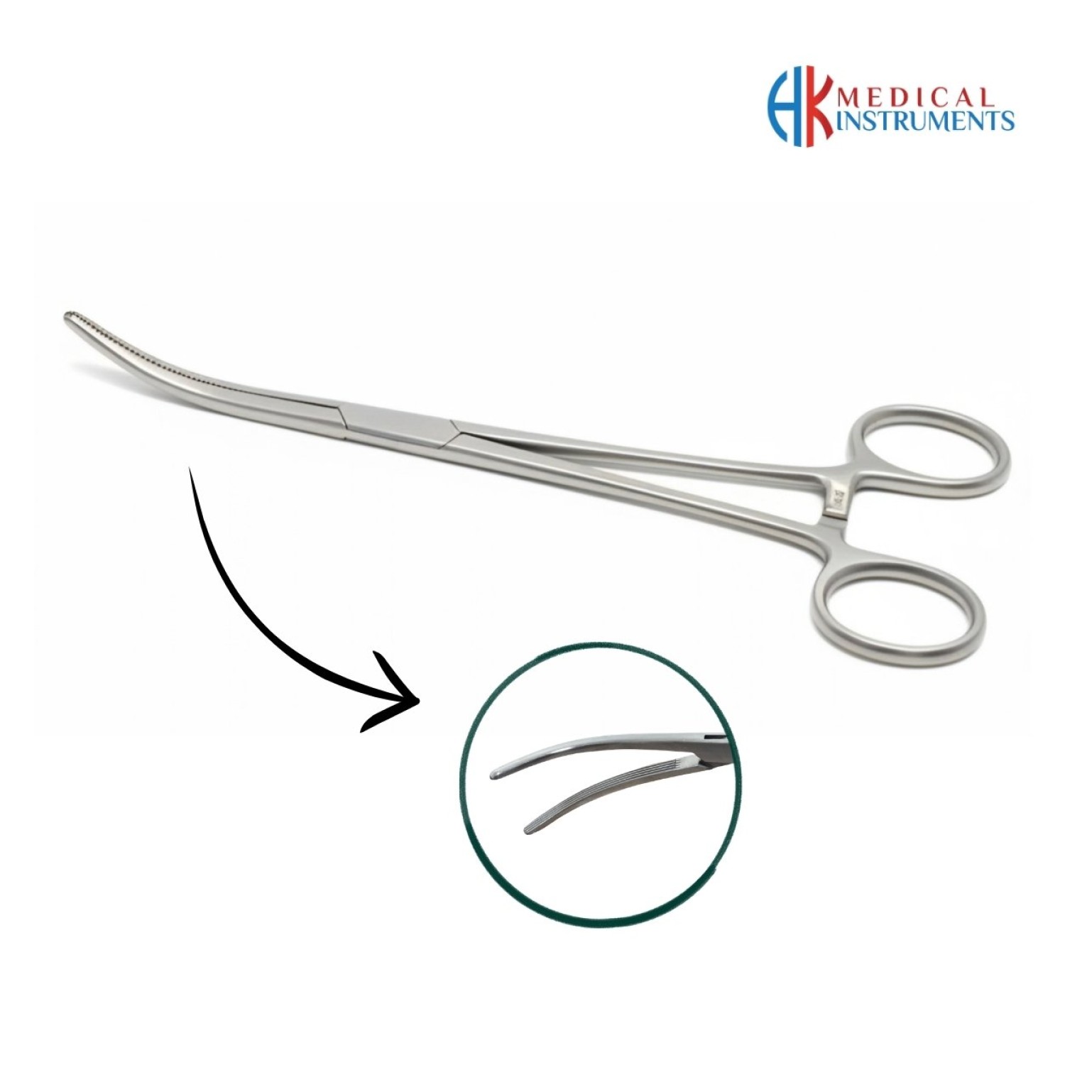 Rochester-Carmalt Artery Forcep 20 cm Curved