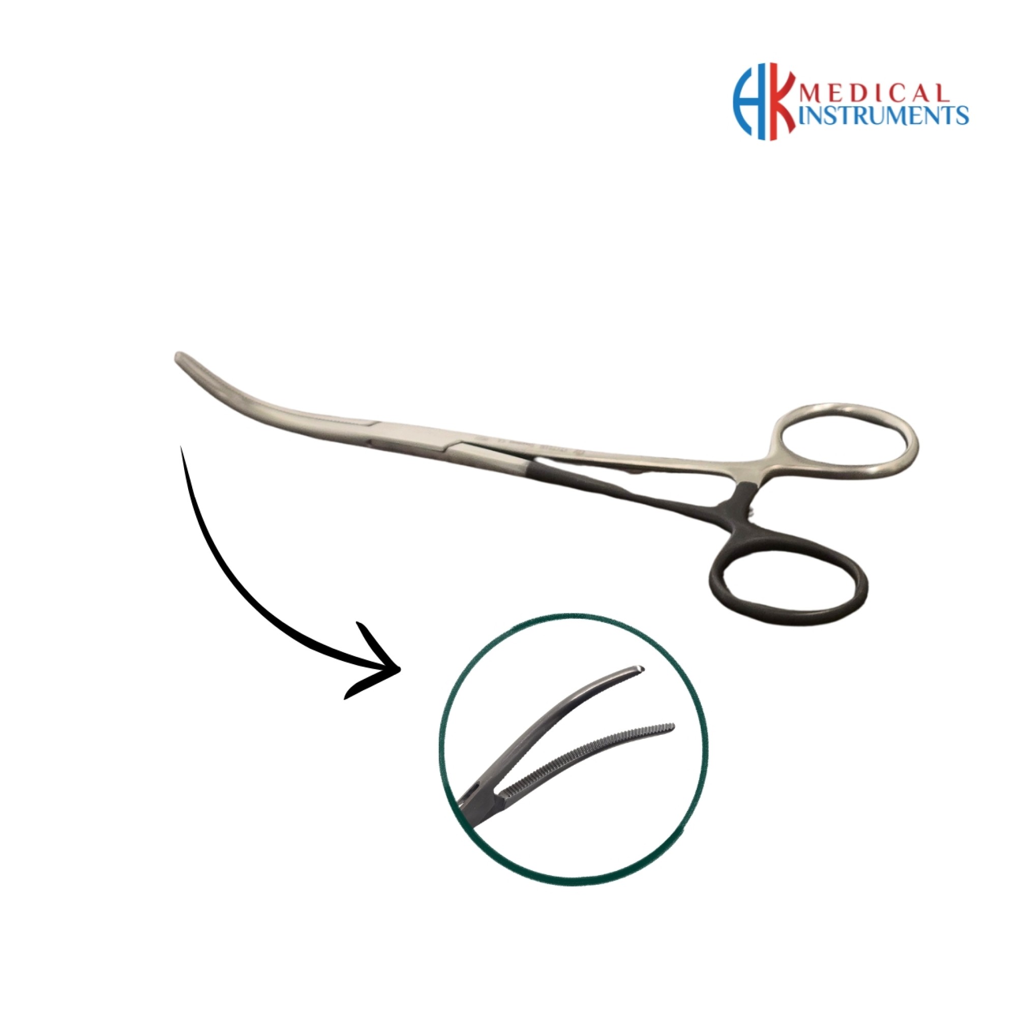 Rochester-Pean Artery Forcep, Left Hand, 16 cm Curved Rochester-Pean Artery Forcep, Left Hand, 16 cm Curved