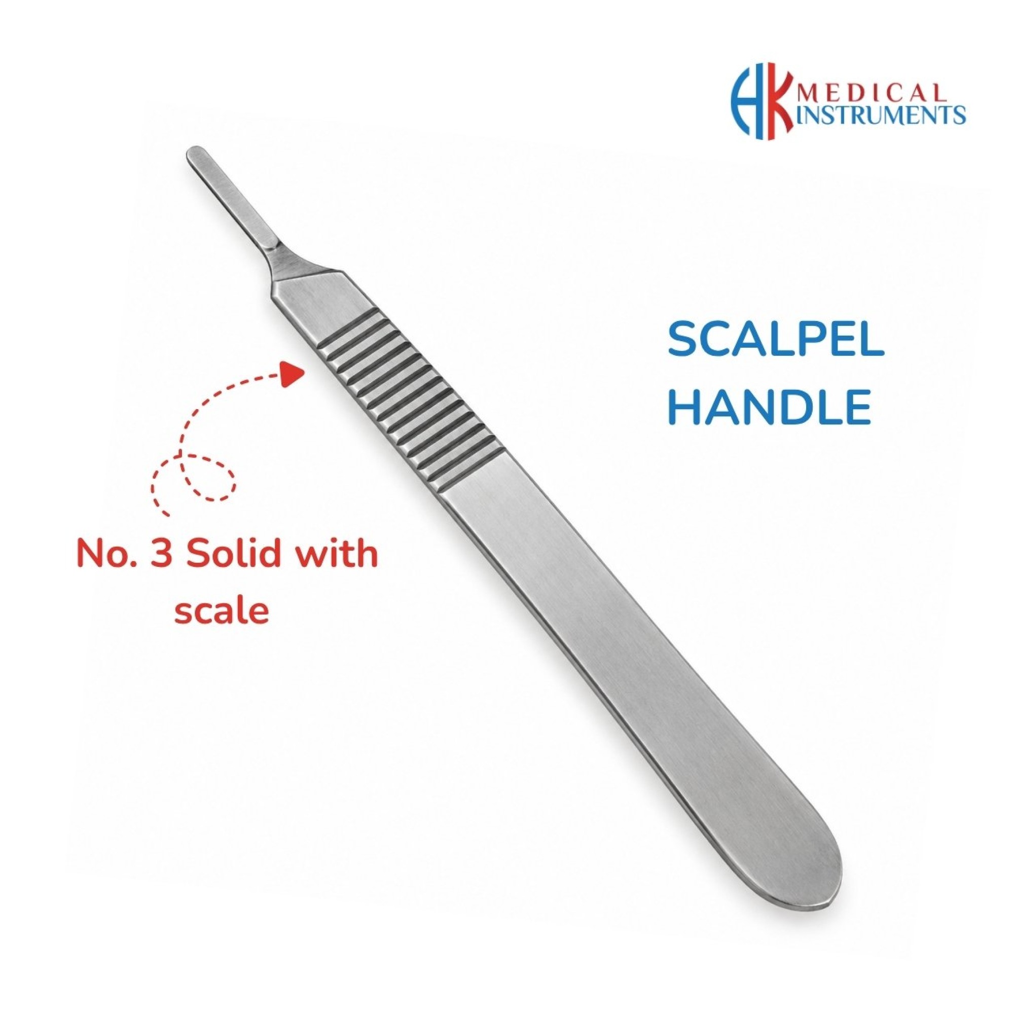 Scalpel Handle No. 3 Solid with Scale Scalpel Handle No. 3 Solid with Scale