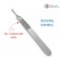 Scalpel Handle No. 3 Solid with Scale Scalpel Handle No. 3 Solid with Scale