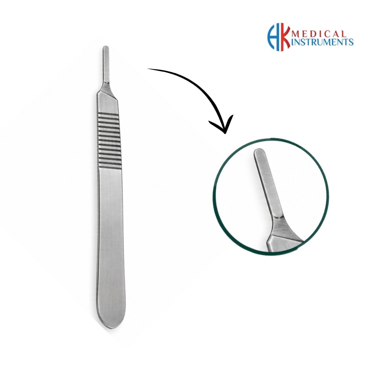 Scalpel Handle No. 3 Solid with Scale